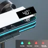 Ensemble de pommeau de douche à affichage numérique blanc – vue 3