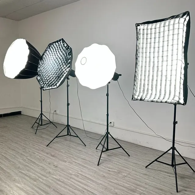 RGB Bowens Mount Softbox télécommande 100W lampe Globe… – vue 5