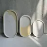 Moules en silicone à plateau ovale pour béton – vue 2