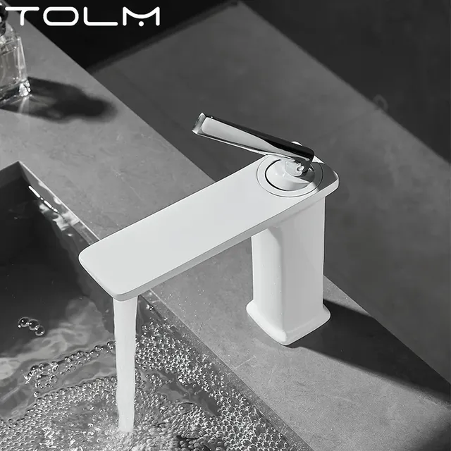 Mitigeur lavabo monocommande contemporain bec plat… – vue 5