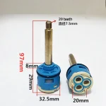 Cartouche de déviation à 3 trous, 1/4 tours, pour baignoire, diviseur d&rsquo;eau, noyau de assujeten céramique