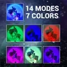 Projecteur de veilleuse au néon arc-en-ciel à LED RVB USB – vue 2