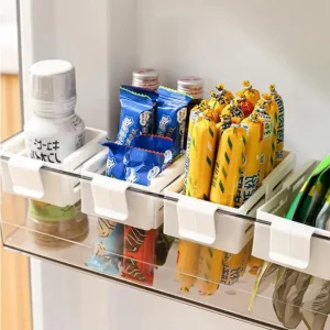Solution de rangement pour cuisine et chambre à coucher, porte latérale du réfrigérateur, boucle de séparation, accessoires d&rsquo;organisation, gestion de l&rsquo;espace