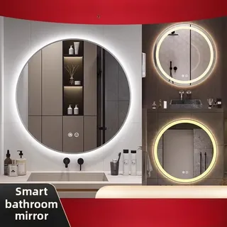 Miroir de maquillage de salle de bains
