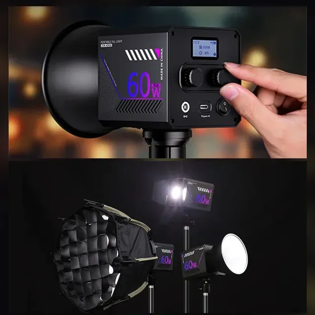 Lumière vidéo RGB Portable LED – vue 6