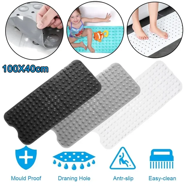 Tapis de baignoire antidérapant 100x40CM – vue 2
