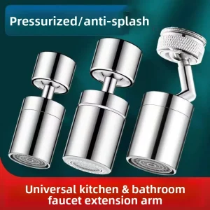 Robinet universel, anti-éclaboussures, extension rotative, robinet booster universel, aérateur, dispositif anti-éclaboussures de cuisine