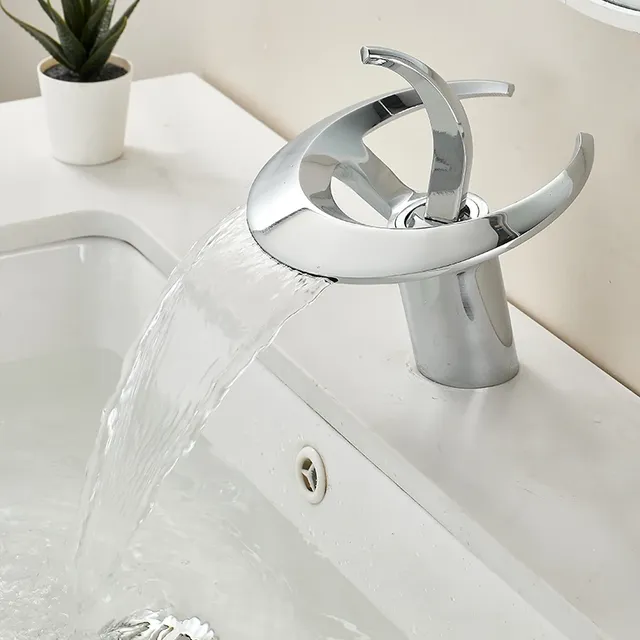 TOLM robinets de lavabo noir or brossé – vue 2