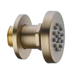 Pommeau de douche mural, pulvérisateur de Massage Spa, robinet de bain avec buse Anti-colmatage, réglable et rotatif en acier inoxydable 50×54.5mm