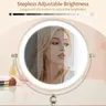 Miroir de maquillage de 9 pouces avec lumière LED – vue 4