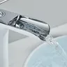 Senlesen robinet de lavabo de salle de bains chromé blanc – vue 6