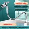 Acier inoxydable 360 ° Extension de robinet universelle – vue 2