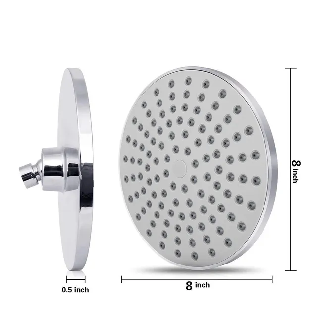 Pommeau de douche haute pression 8 pouces pomme de… – vue 3