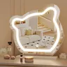 Miroir de salon en verre lumière LED mur…