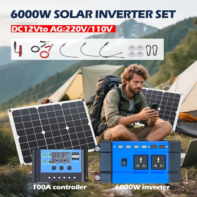 Kit complet d'énergie solaire 6000W – vue 5