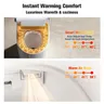 Toilette intelligente veilleuse capteur pied chasse eau… – vue 5