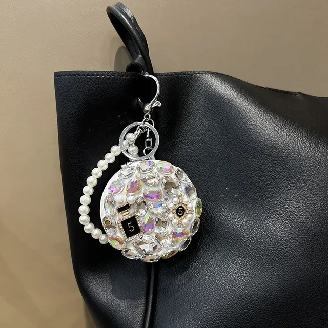 Miroir de maquillage en diamant scintillant – vue 6