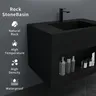 Lavabo européen en céramique intégré – vue 2