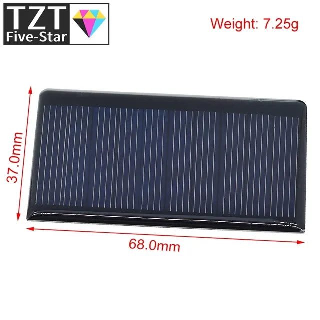 1/3 pièces 5.5V 50mA panneaux solaires polycristallin… – vue 2
