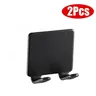 Porte rasoir mural adhésif noir mat plastique robuste… – vue 6
