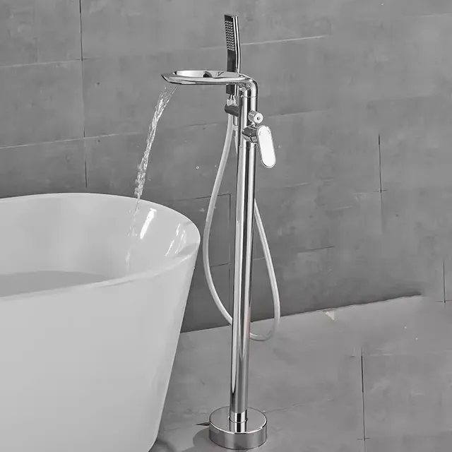 Tuqiu-Ensemble de douche de baignoire noire – vue 2