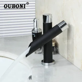 OUBONI mitigeur de lavabo en acier inoxydable