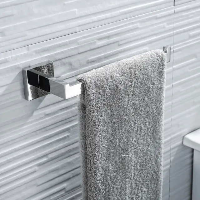 Porte-serviettes en acier inoxydable et Nickel – vue 5