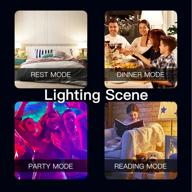 MOES Tuya ZigBee/WiFi GU10 ampoule LED intelligente RGB… – vue 3