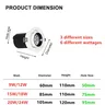 Dimmable Rotation LED Downlights 24W/20W/18W/15W/12W/9W… – vue 5