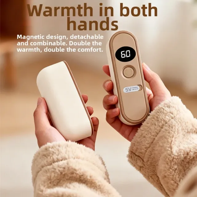 Chauffe-mains magnétique 2 en 1 – vue 3