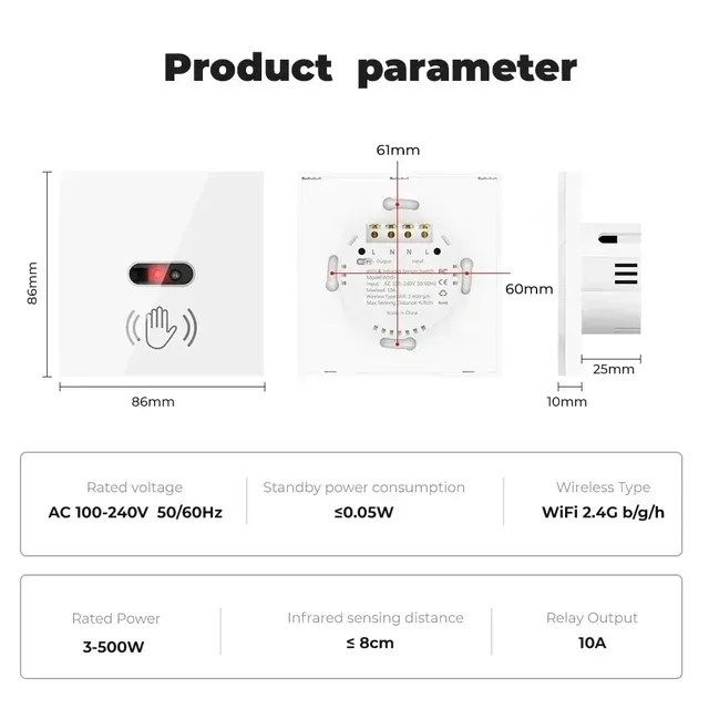 Capteur infrarouge WiFi – vue 4