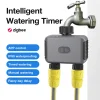 Minuterie d&rsquo;eau de jardin à 2 sorties, Bluetooth Zigbee, Programmable, tuyau de robinet, contrôleur d&rsquo;arrosage, minuterie d&rsquo;irrigation intelligente, Support Alexa