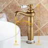 Robinet de salle de bains en laiton Vintage – vue 6