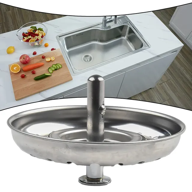 Passoire d'évier de cuisine en acier inoxydable – vue 5