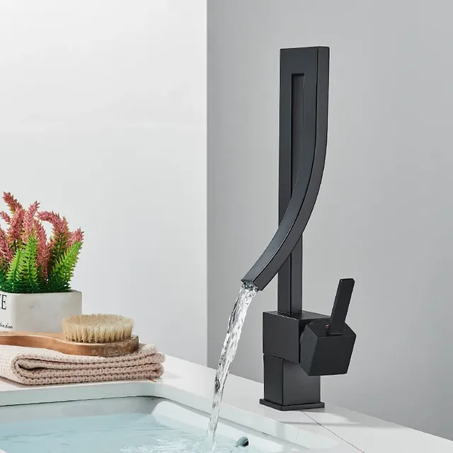 Criativo lavabo salle de bains robinet carré lavabo… – vue 5