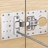 Kit de plaque de réparation de charnière d'armoire – vue 1