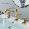 Robinet de salle de bains en laiton Antique – vue 3