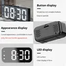 LED miroir horloge de Table alarme numérique Snooze… – vue 5