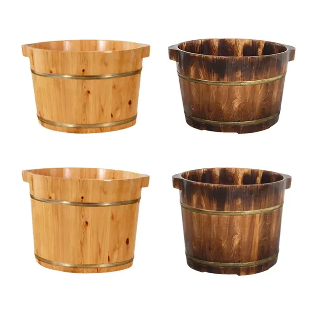 Baignoire pieds bois massif épais robuste portable… – vue 4