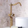 Robinet Antique Bronze cuivre Double poignée bec… – vue 2