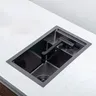 Évier cuisine rectangulaire bac unique inoxydable SUS304… – vue 2