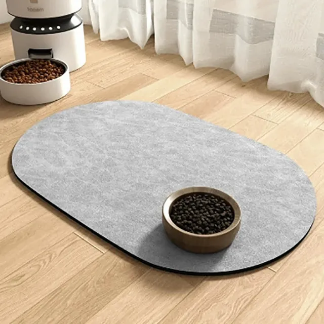 Tapis d'alimentation ovale pour animaux de compagnie – vue 4