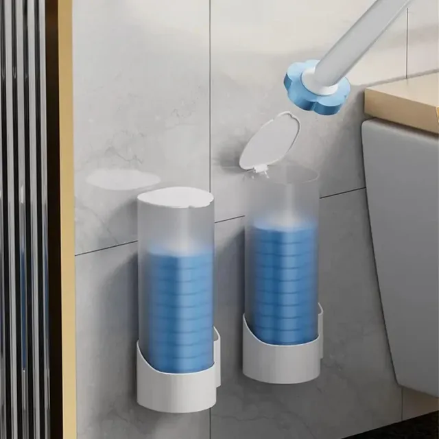 Disposable Toilet Brush Wall Mounted Long Handle Toilet… – vue 6