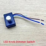 Variateur à bouton de lampe de bureau LED, interrupteur de réglage, lampe de table, convaincu