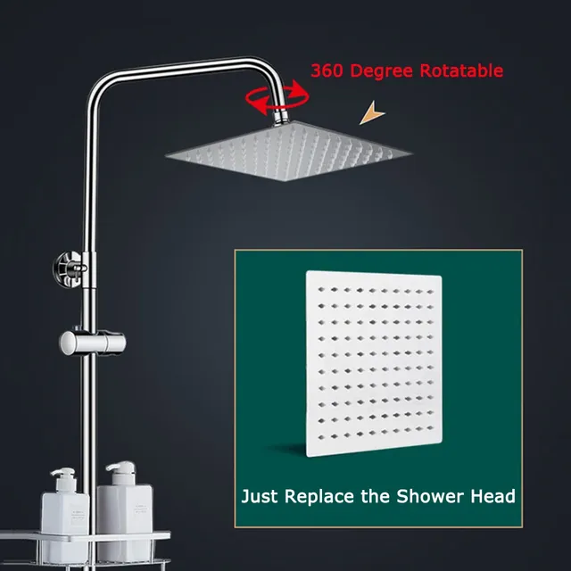 Pommeau de douche à effet de pluie 12/10/8 pouces – vue 3