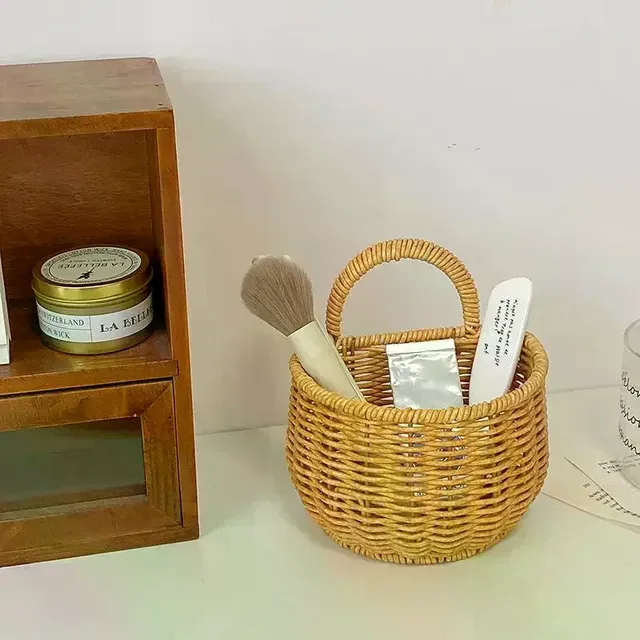 Panier de rangement de cuisine avec poignée – vue 2