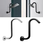 HOShower-Bras de Douche Mural en Acier Inoxydable, Extension, Accessoire