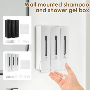 Distributeur de shampoing mural pour la douche, conditionneur, liquide, tous les jours, aste, Regina