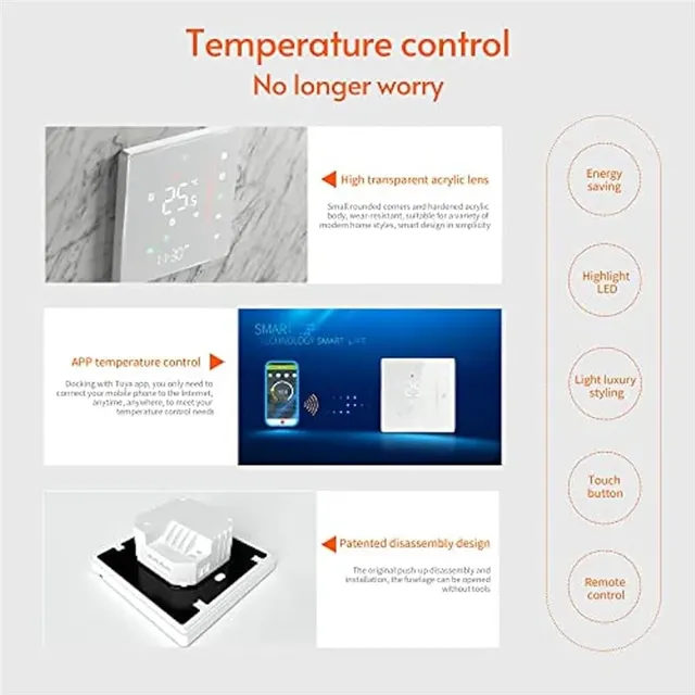 A19F-Wifi Thermostat intelligent régulateur de… – vue 3