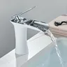 Senlesen robinet de lavabo de salle de bains chromé blanc – vue 4